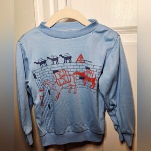 Vintage 80s Unique Camel Long Sleeve Tee (4T/5T)